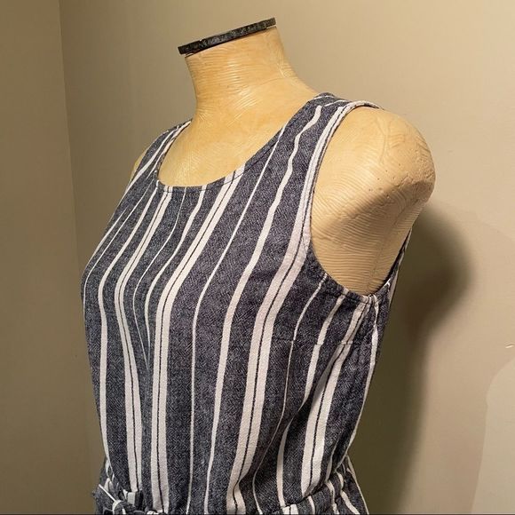 Old Navy Striped Tie Dress Large - Picture 4 of 7